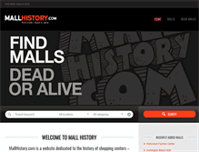 Tablet Screenshot of mallhistory.com